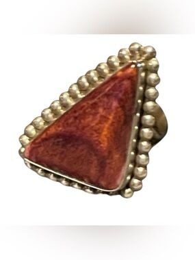 Ring
Handmade Sterling Silver Stamped 
Size 8